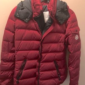 Moncler coat ... size 2..... Red